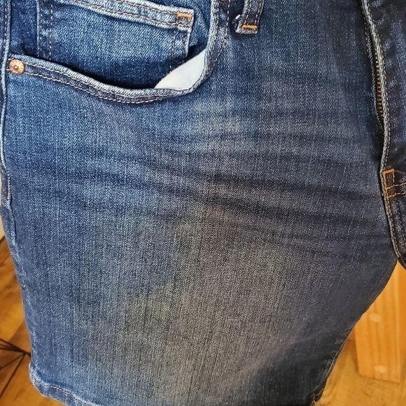 Jag Jeans Alex‎ Boyfriend Sz. 12 Blue Jean Shorts w Pockets - Picture 3 of 11